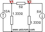 Análisis de Nodos, simplificación del circuito - Electrónica Unicrom