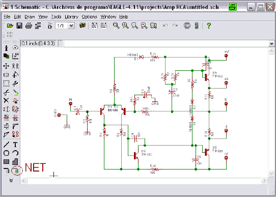 Comando NET para enlazar componentes con Eagle Layout Editor - Electr&oacute;nica Unicrom