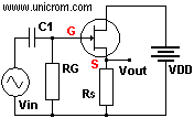 Amplificador con FET, seguidor de c�todo - Electr�nica Unicrom