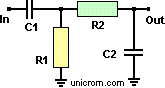 Filtro RC pasabanda - Electr&oacute;nica Unicrom