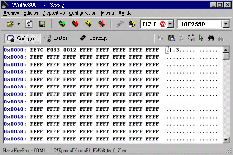 WinPic800 - Software grabador para PIC para utilizar con el IC-Prog (solo PICs) - Electrónica Unicrom