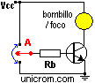 Ejemplo de dise�o de un transistor como interruptor o switch - Electr�nica Unicrom