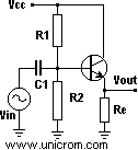 Amplificador seguidor emisor - Electr�nica Unicrom