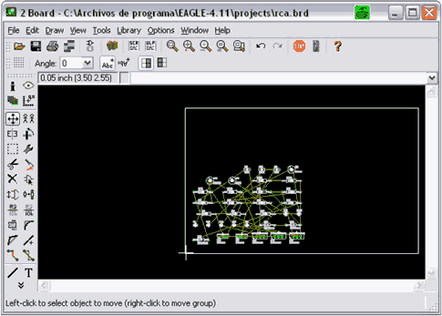 Ubicaci&oacute;n de los elementos en placa para dise&ntilde;o del circuito impreso con Eagle Layout Editor - Electr&oacute;nica Unicrom