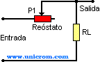 Re�stato para variar niveles de corriente - Electr�nica Unicrom