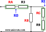 Reducci�n de circuitos combinaci�n serie y paralelo (primera simplificaci�n) -  Electr�nica Unicrom